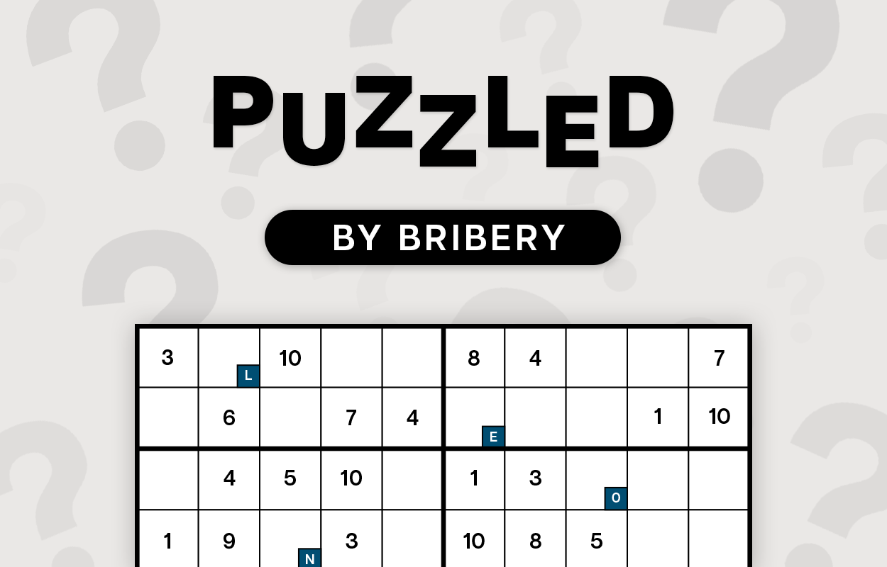 Puzzled By Bribery